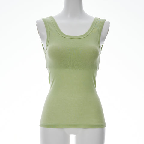 ayame コットンシルク パッド付タンクトップ